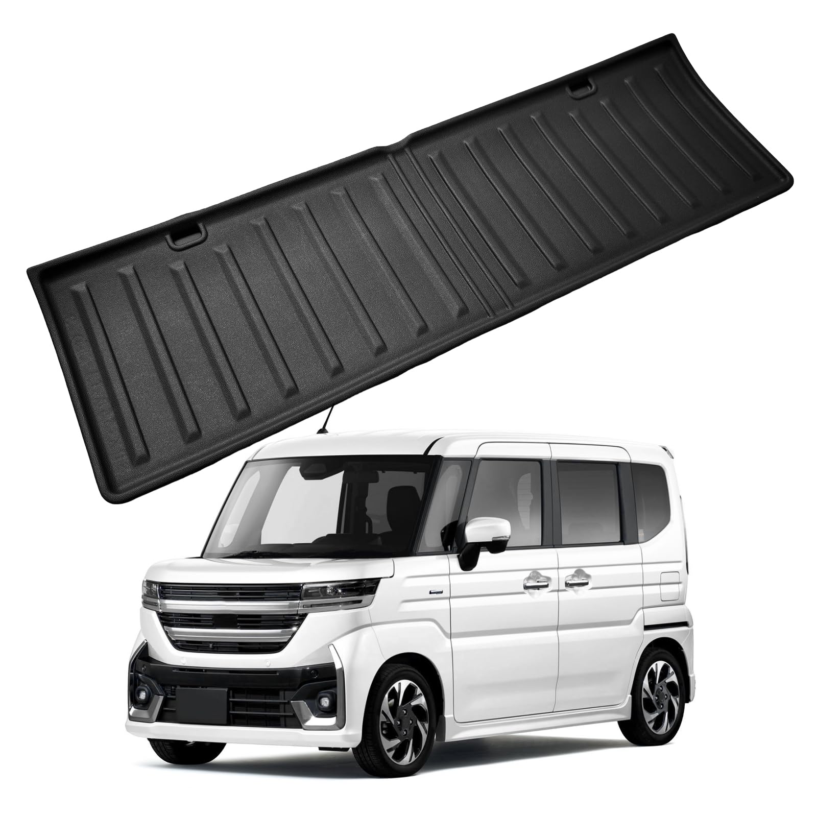 

SKTU Коврик для багажника Suzuki Spacia Складной Водонепроницаемый Коврик для грузового отсека Черный с SPACIA Custom 3-го поколения Ноябрь [для MK54S/94S] Коврик, Коврик,