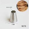 Mont Blanc Chestnut & Grass Line Piping Nozzle
