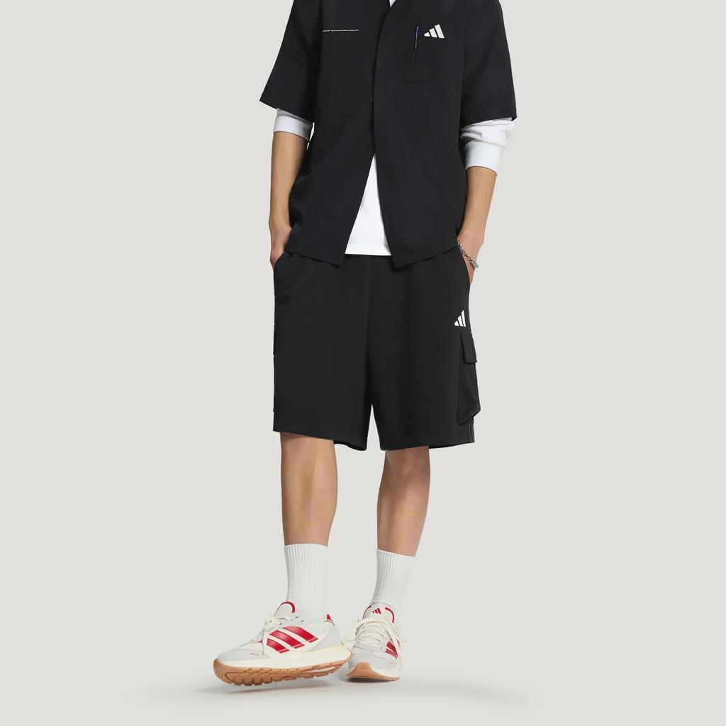 adidas Knit Cargo Loose Fit Knitted Drawstring Sports Work Shorts Men Shorts LE1260