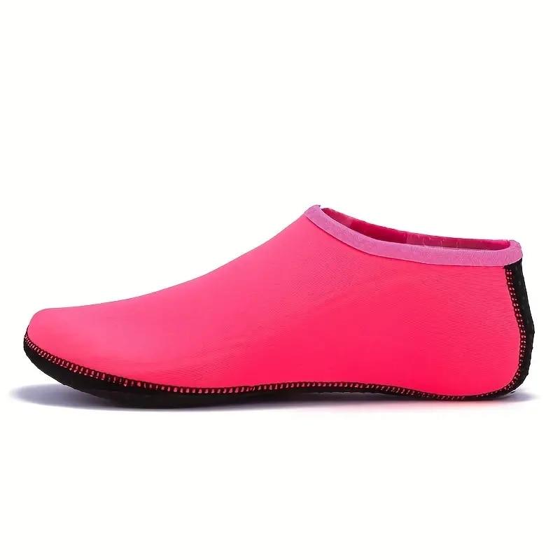 SEASOLES Pink Water Shoes Anti-Slip Quick-Dry Lightweight Soft Beach Sandals for Women Kids Size 30-33