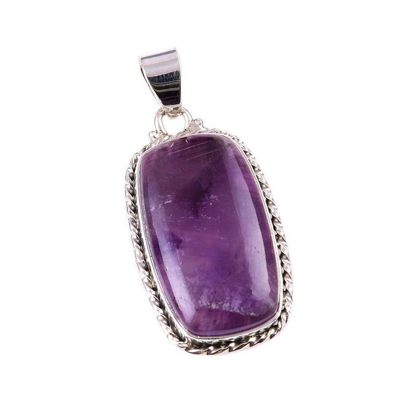Natural Cacoxenite Gemstone 925 Solid Sterling Silver Jewelry Pendant 1.75" J3G47