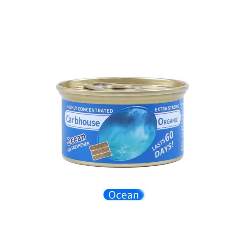 

Car Air Freshener Bubble Gum Scent Car Perfume Canned Wood Block Coffee Flavor Long-Lasting Auto Aromatherapy Deodorant Supplies