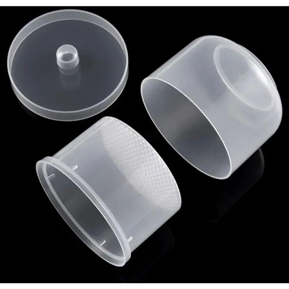Professional Plastic Nail Art Drill Bits Sterilizer Pink with Lid Nail Art Disinfection Box Manicure Storage Case Manicure Tools