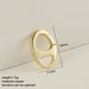 Can Be Opened Spring Clasp Chrms For Jewelry Making Supplies Gold Color Round Oval Buckle Diy Bracelet Necklace Accessories