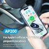 Zigarettenanzünder-Adapter GPS-Tracker mit USB- und Typ-C-Ladeanschluss Auto Anti-Verlust-Gerät für Apple System Find My App