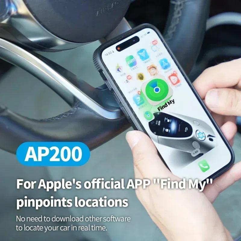 Zigarettenanzünder-Adapter GPS-Tracker mit USB- und Typ-C-Ladeanschluss Auto Anti-Verlust-Gerät für Apple System Find My App