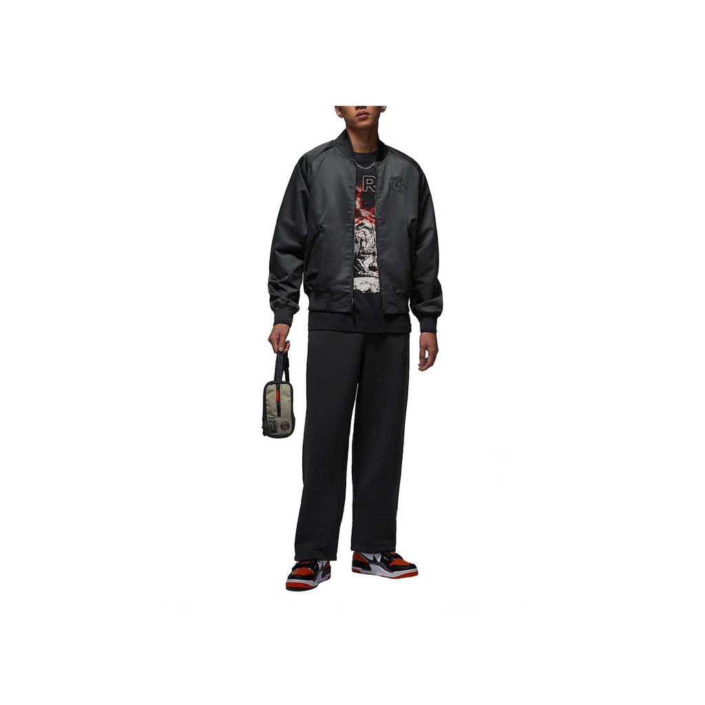 Jordan Inno del Paris Saint Germain Football Club Giacca Comoda Elegante Semplice Monocolore a Maniche Lunghe Giubbotti da Uomo HV3456060