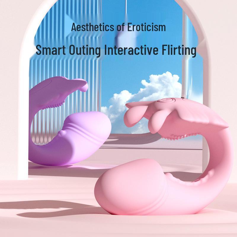 Huanai Wearable Butterfly Vibrator for Couples - Clitoral Massager for Women