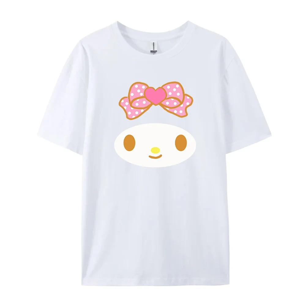 Cotton Breathable Childrens Tshirt Summer New Cute Melody Printed Parent Child Wear Unisexs and Womens Short Sleeves 2026