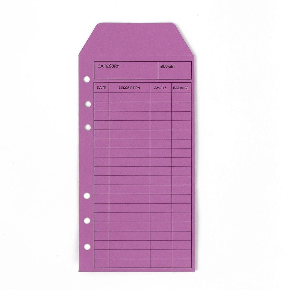 Kawaii Budget Envelopes Money Saving A6 Binder Budget Planner Office Supplies