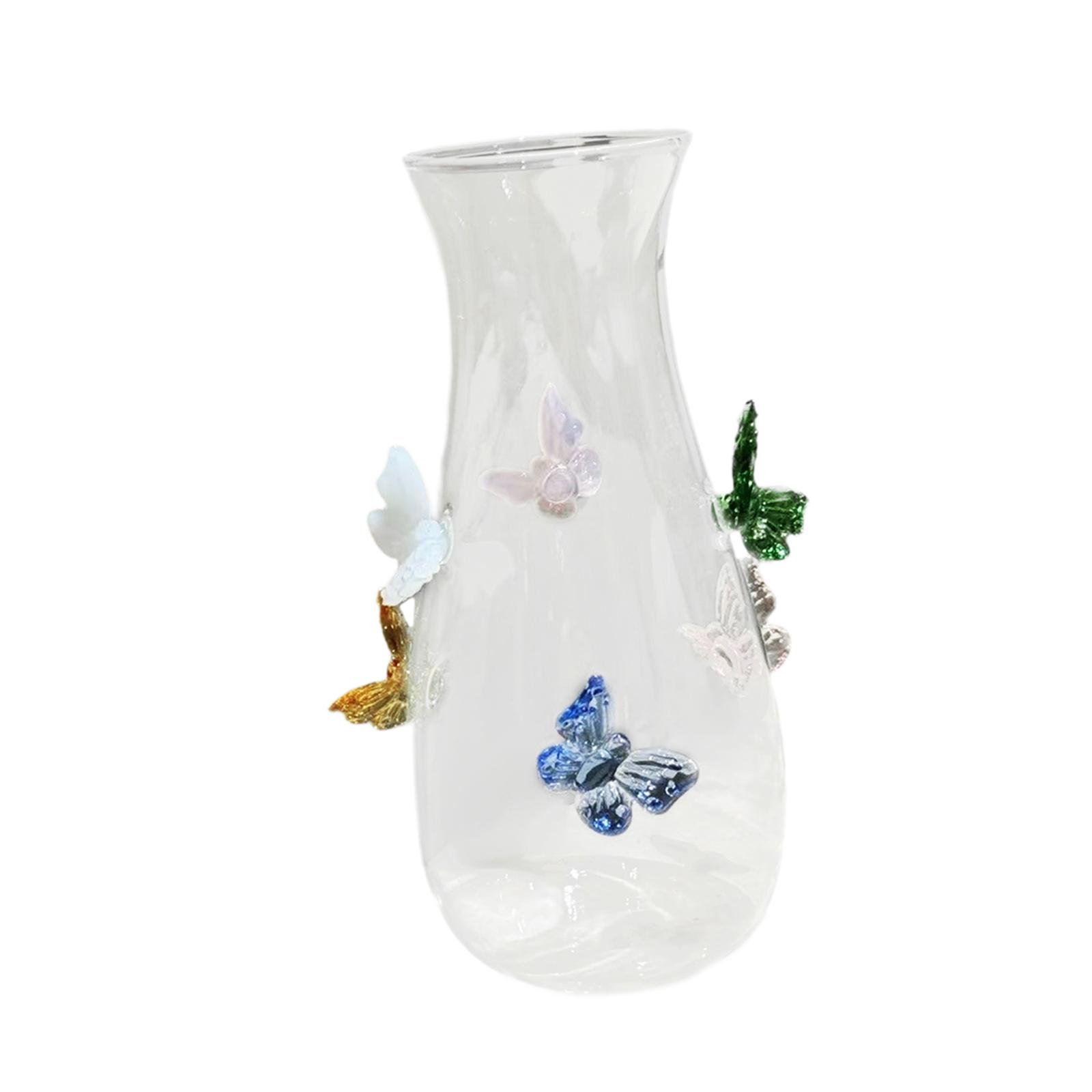 

3D Butterfly Vase Decor Handmade Ornament Fashion Flower Planter for Tabletop Scene Layout Party Supplies Countertop Living Room різнокольоровий