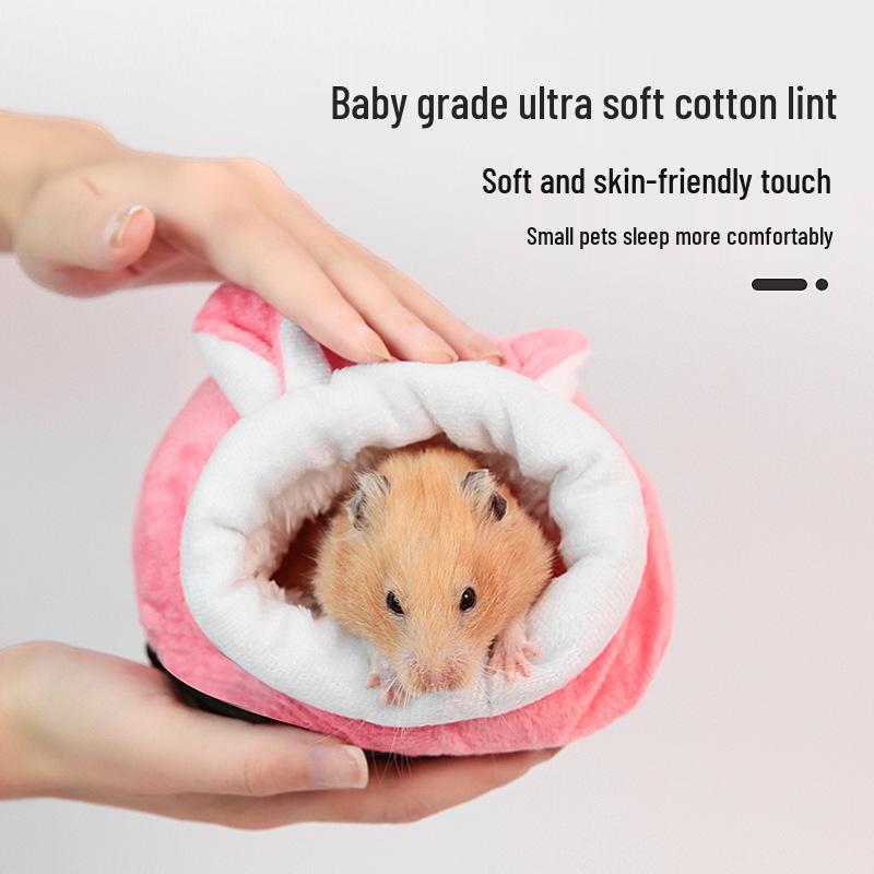 Warm Cotton Nest for Hamsters and Mice - Winter Sleeping Bag House