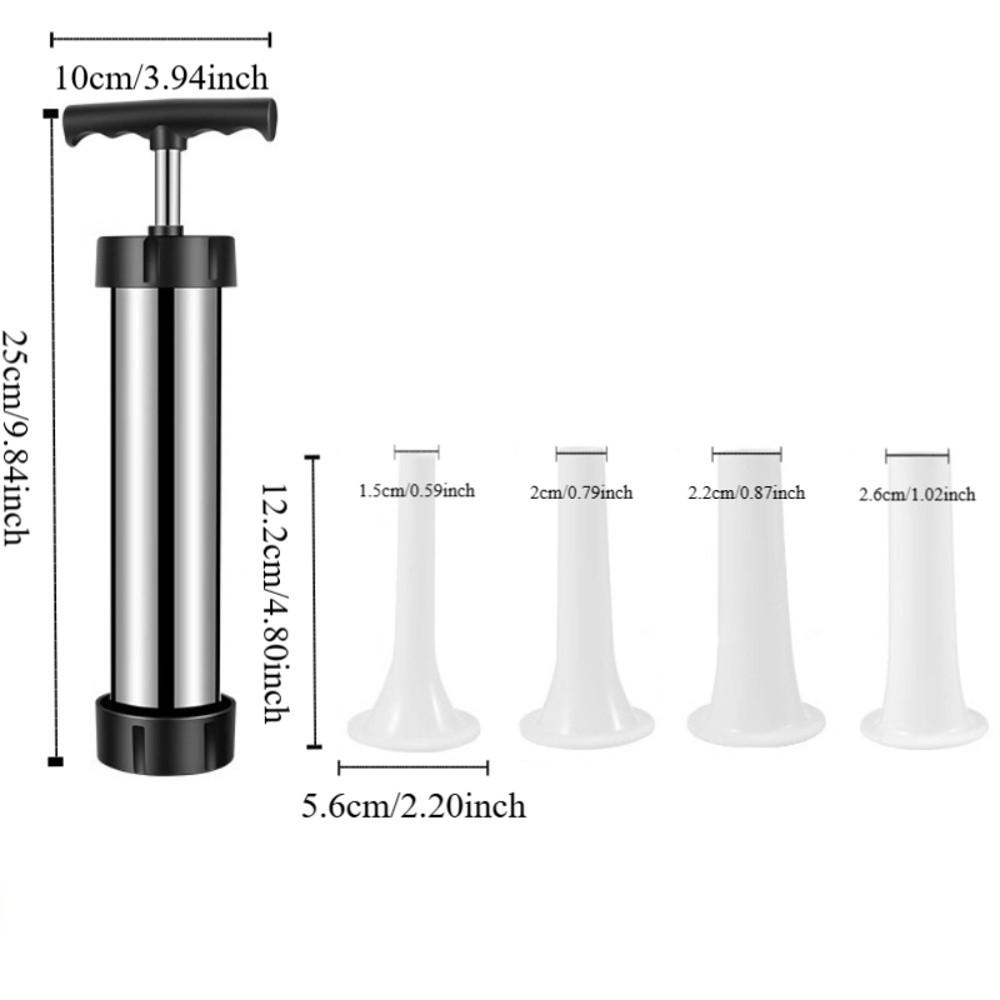 Manaul Sausage Maker Widened Tube Sausage Stuffer Meat Tool Sausage Filler  Restaurant