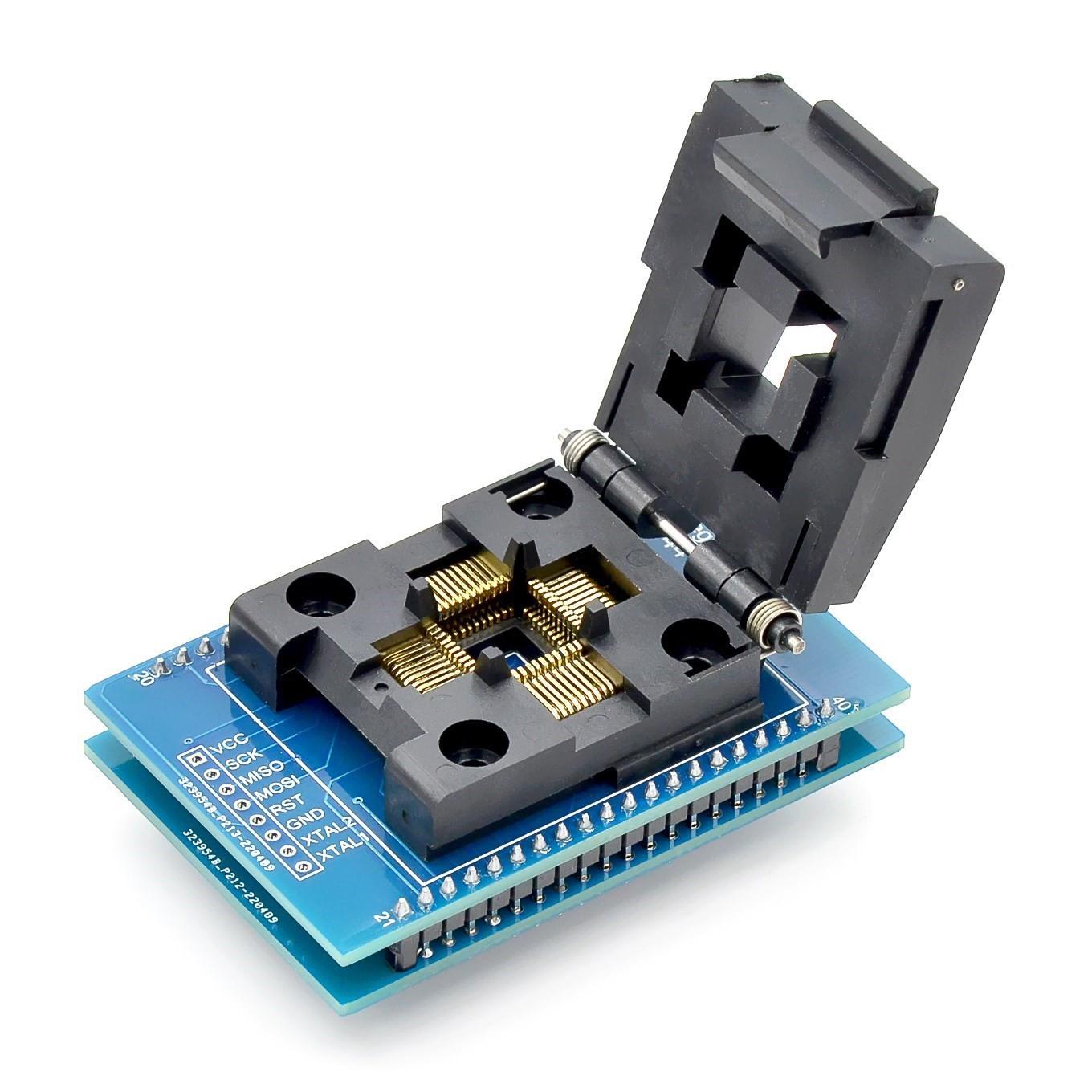 

TQFP32 QFP32 ДО DIP28 TQFP44 QFP44 ДО DIP40 Адаптер для програматора мікросхем Тестова колодка для мікросхем Посадкове місце для прошивки Інтегральні схеми