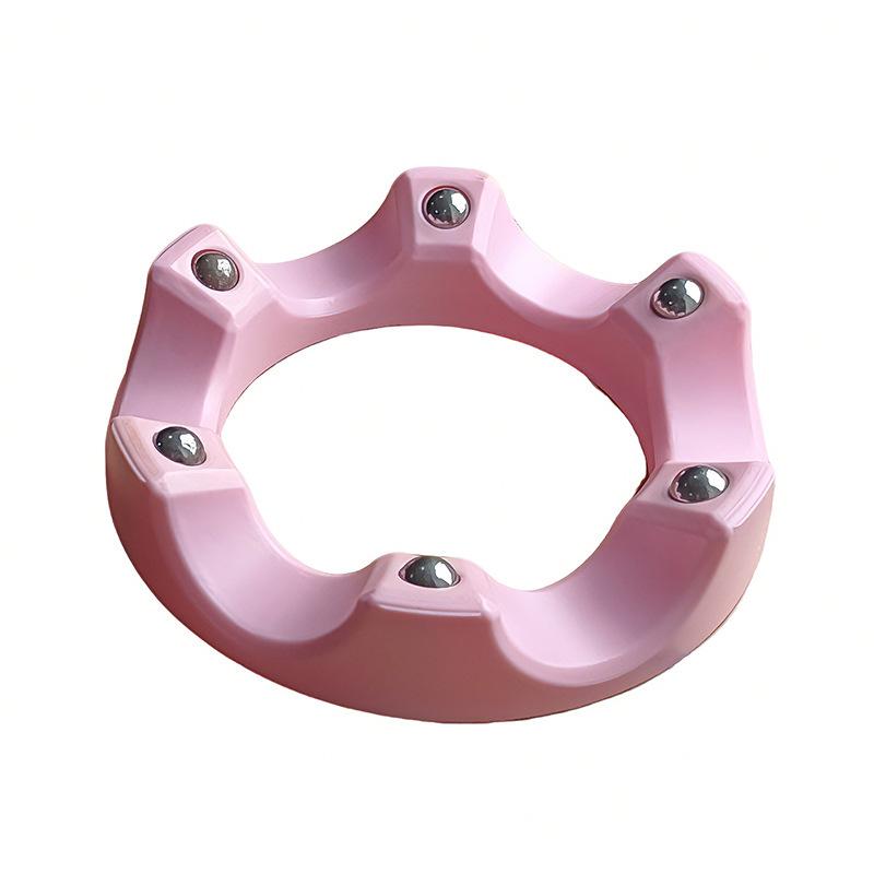 360° Rotating Bowling Cup Holder with Weighted Grip Ring