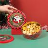 Christmas Gift Box Metal Tin Candy Cookie Packaging Box Containers Kids New Year Gift Decor Xmas Party Supplies Navidad