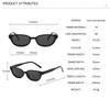 Fashion Small Cat Eye Women Sunglasses Retro Yellow Blue Shades UV400 Men Trending Sun Glasses