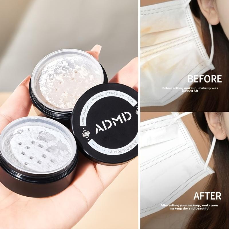 Loose powder setting, refreshing setting, long-lasting oil control, long-lasting makeup retention, evening care powder.