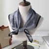 111 mulberry silk 61 double crepe silk square scarf Lao Qianfeng lady versatile spring and autumn light luxury high-end handmade silk scarf