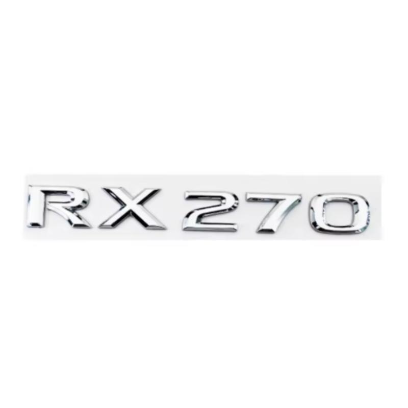 3D ABS Logo For Lexus GX470 LX570 LX600 RX350 RX300 Emblem Number Letters Sticker Car Trunk Badge Adhesive Decal Accessories AEM1