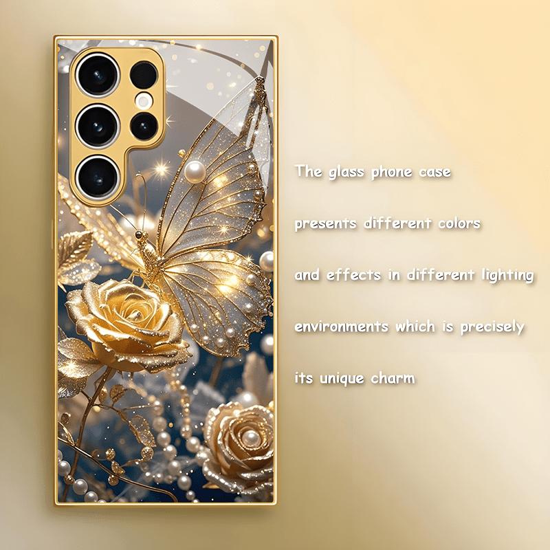 Prémiový kryt na telefon Galvanizované sklo TPU kryt na telefon pro Samsung Galaxy S26 S25 S24 S23 S22 S21 FE, Ultra, Plus Odolný proti pádu