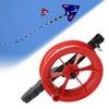 Outdoor Ball Bearing Wheel Kite Winder Tool Reel Handle Line String 60M Winder Red