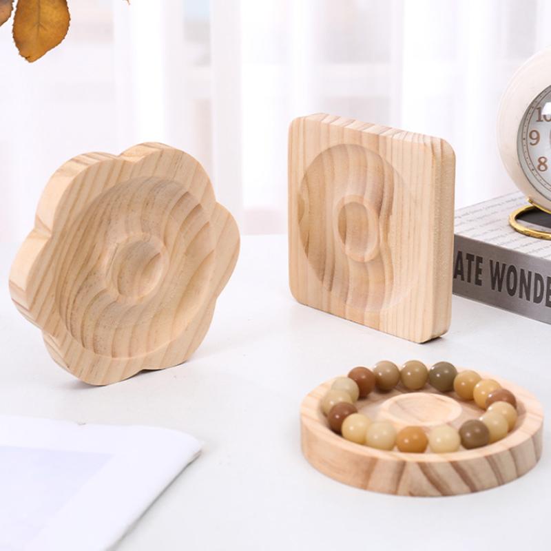Multi-Size Diy Wooden Beading Design Board Suitable For Jewelry Making Bracelets Necklaces Crafts Tray Practical Display Tools