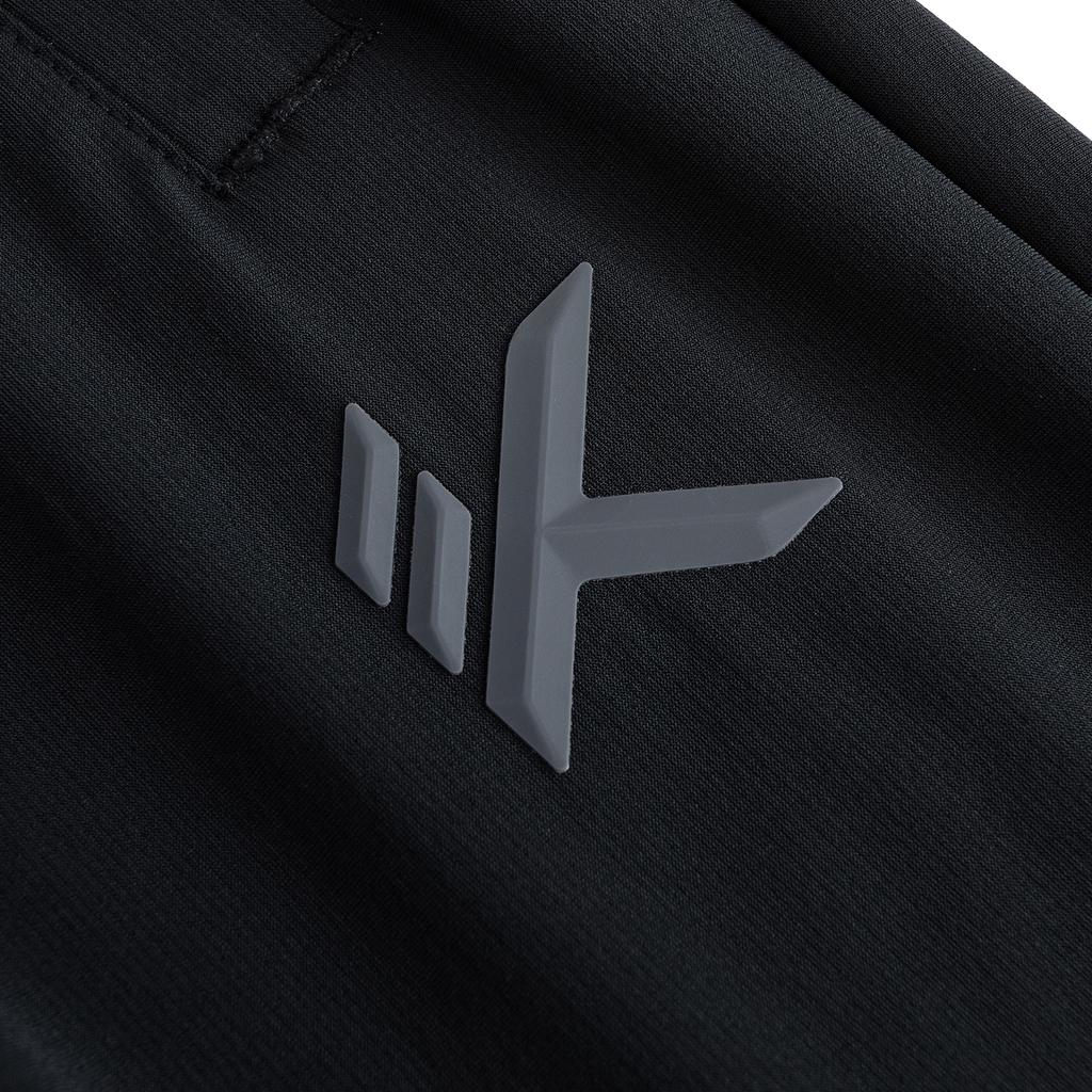 Anta Basketball Series KT Series Long Pants Knitted Sports Pants Liquid Soft Ice Skin Technology Casual Pants Men bottoms Basic-Black 152631321-1