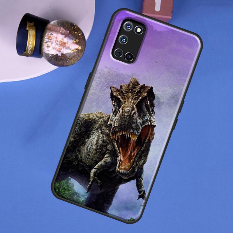 Dinosaur Phone Case For Oppo A40 A60 A80 A16 A76 A96 A91 A15 A17 A57S A18 A38 A58 A78 A98 A74 A94 A54