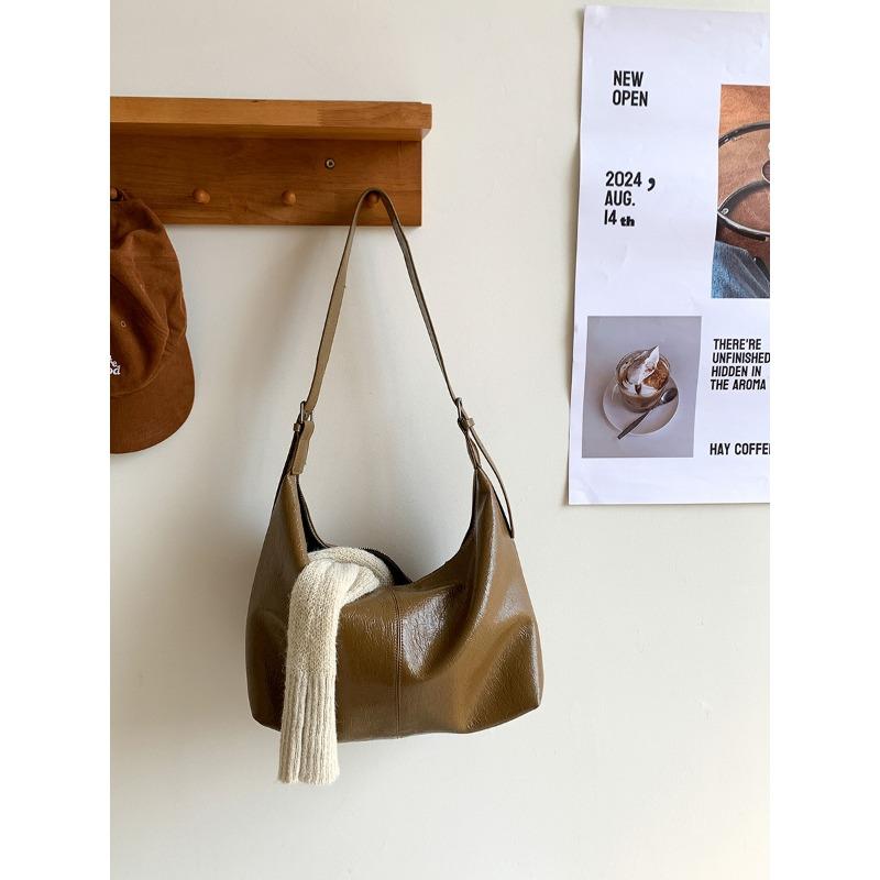 

Винтажная сумка-тоут для通勤, высококачественная, большой вместимости, женская сумка из мягкой кожи, простая универсальная на плечо, сумка-мессенджер женская хаки