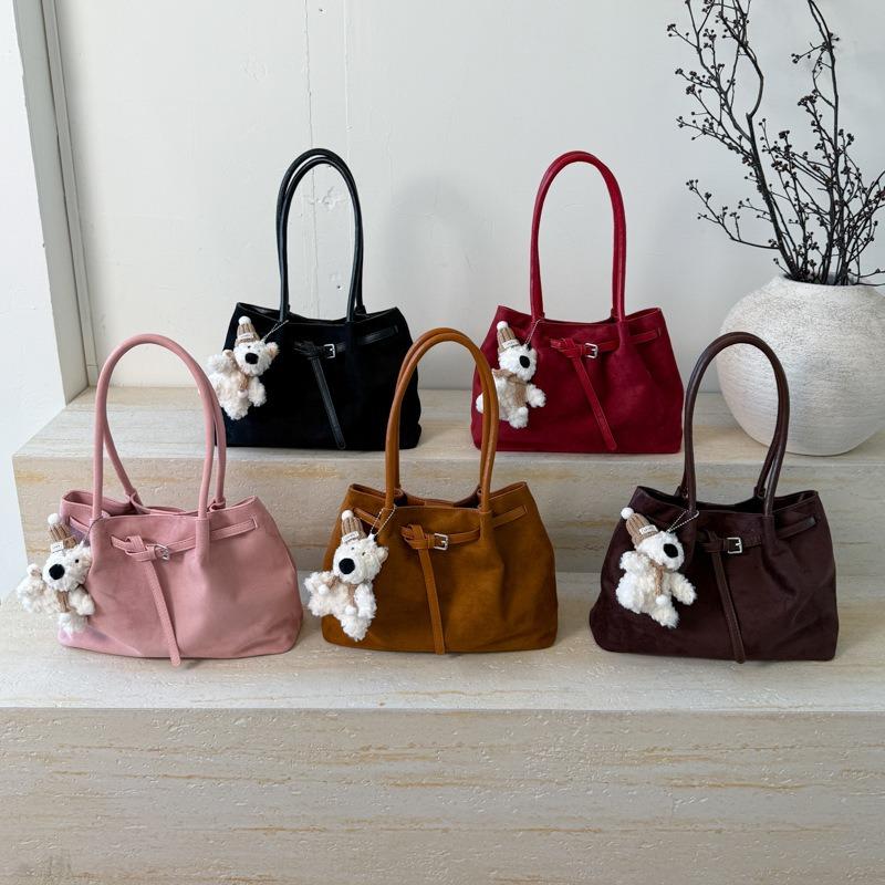 New retro tote bag New large-capacity handbag Women's commuter simple shoulder bag