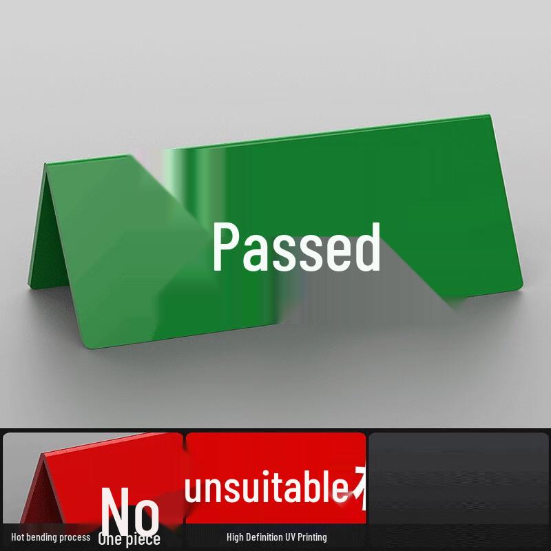 Acrylic Double-Sided Desk Sign