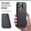 FIERRE SHANN 025 Style For iPhone 16 Pro Case Leather+TPU Detachable Card Slots Phone Cover