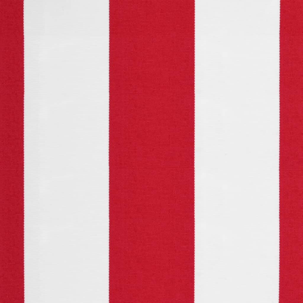 Red and White Striped Awning Valance 3 m