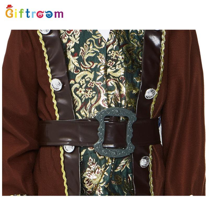 Pirates of the Caribbean Cosplay Costume Boy Marquis Little Pirates Festival Party Stage Performance Costume