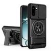 KEYSION Magnetic Phone Case for OnePlus 15R 5G 1+ Ace 6 6T Slide Camera Protection Upright Kickstand Ring Shockproof Back Cover