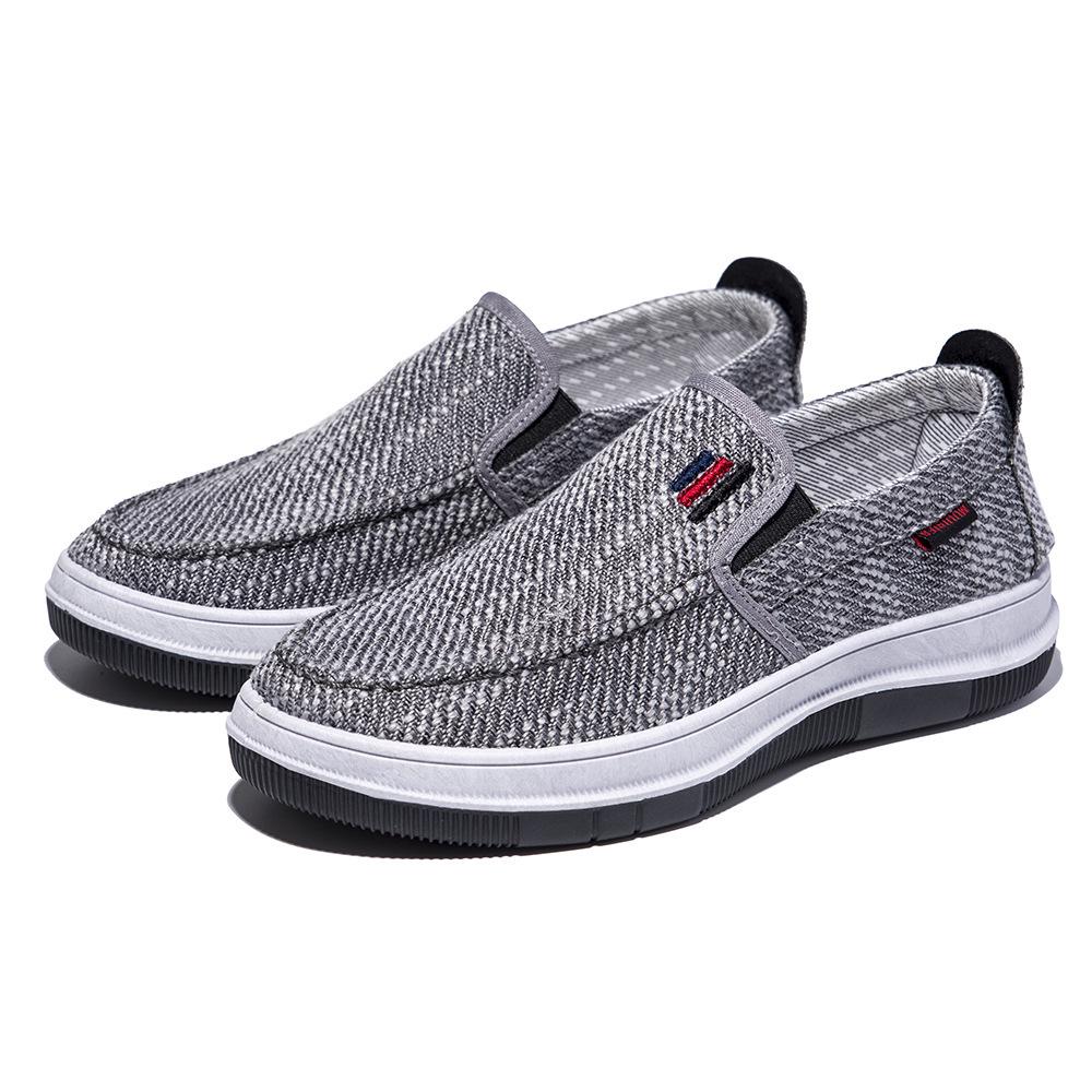 Men s 2024 New Trendy Breathable Linen Cloth Shoes – Old Beijing Style 40