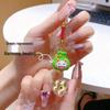 Golden Lucky Cat Keychain & Phone Lanyard - Cute Cartoon Bell Charm for Women's Accessories