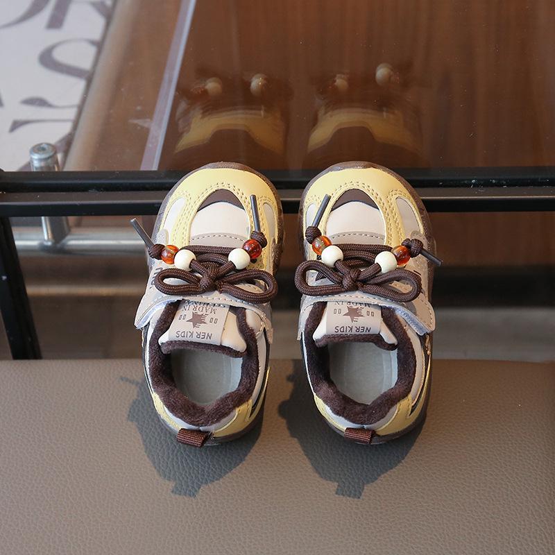 Baby/Toddler Fleece-Lined Non-Slip Warm Cotton Shoes (0-4 Years)