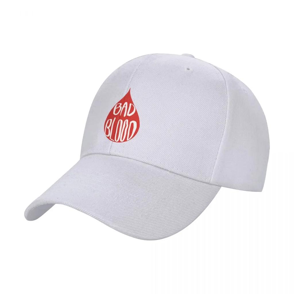 Bad Blood Baseball Cap Trucker Hat Funny hats Golf Wear Wild Ball Boy Womens
