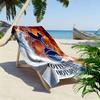 Spurs  Logo Print Beach Towel, Large Soft Quick Dry Towel for Beach Camping Swimming