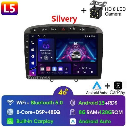 Android14 Car Radio for Peugeot 408 308 308SW 2007-2020 Multimedia Video Player Navigation GPS Carplay Auto 4G Stereo 2Din