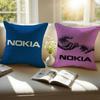 Cool N-Nokia Pillow Case Sofa and Living Room Decorative Cushion Covers Dust-proof and Mite-proof Invisible Zipper