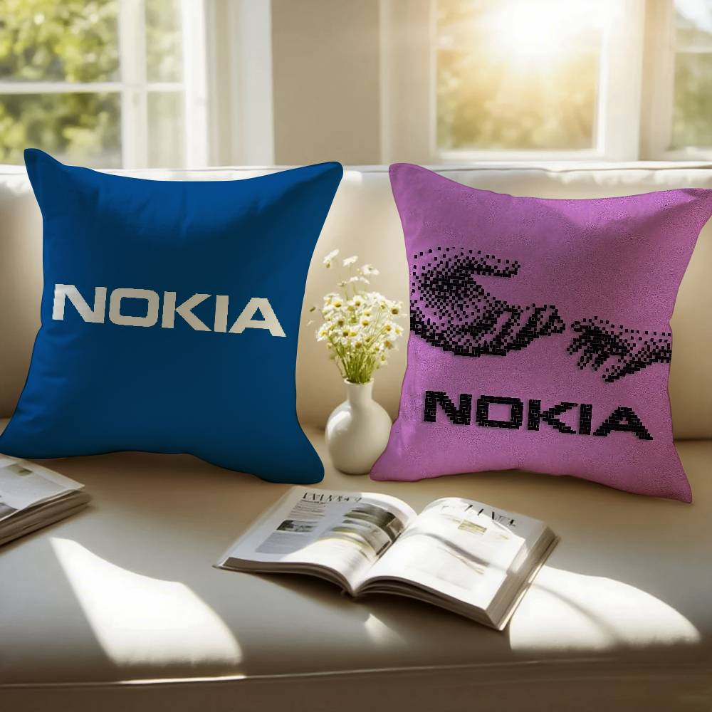 Cool N-Nokia Pillow Case Sofa and Living Room Decorative Cushion Covers Dust-proof and Mite-proof Invisible Zipper