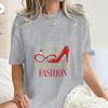 American Style Retro Movie Print T Shirt Women Y2K Basic T Shirts 100 Cotton Crew Neck Hip Hop Tee Shirt