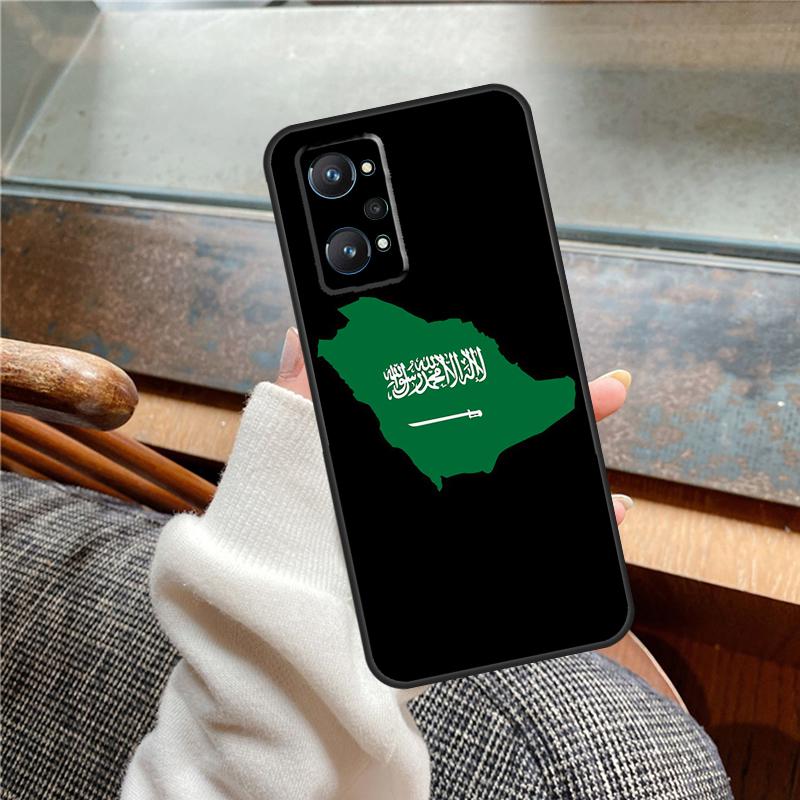 

Чехол-книжка с флагом Саудовской Аравии для Realme 12 Pro Plus 11 13 14 C63 C61 C55 C51 C53 C25 C65 C67 C71 C75 GT6 GT7 15 Pro Realme C35