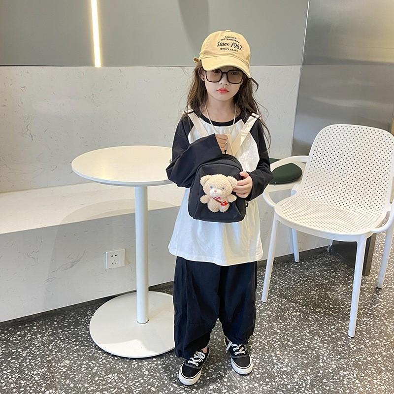 Stylish And Fun Childrens Backpack Lightweight Canvas Material With Animal Patterns