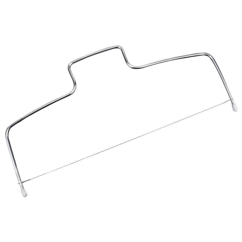 

Регулируемый нож для тортов, из нержавеющей стали, выравниватели для кексов, инструмент для нарезки слоев, для выпечки, украшения, нарезки тостов, с двойной проволокой 1pcs