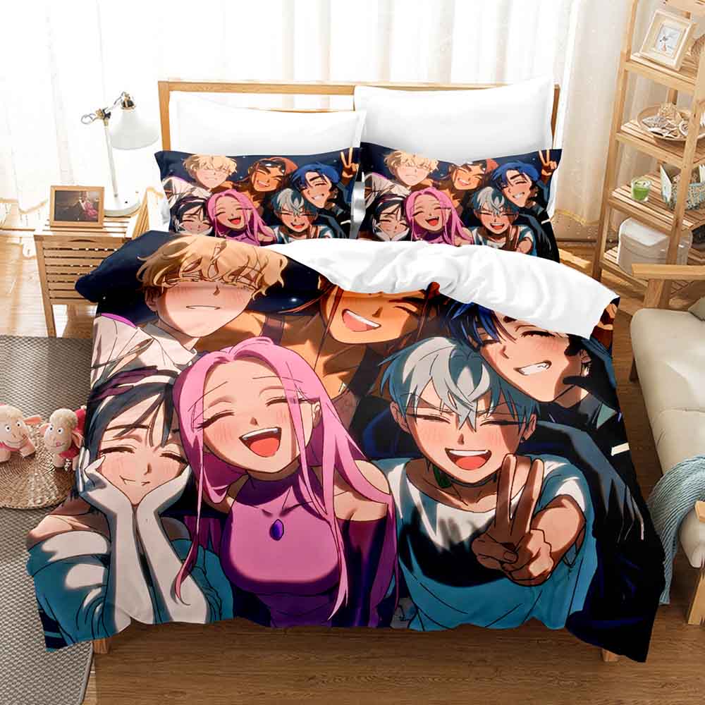 Alien Stage Art Bedding Duvet Cover + 2 Pillowcases Quilt Cover Twin Full Queen King Size Household Bedroom Interior Decoration