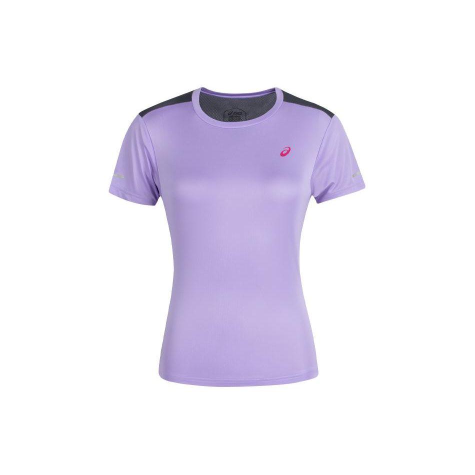 Asics Lite-Show Round Neck Pullover Casual Sports Short Sleeve T-Shirt Women Tops Purple 2012C768-500